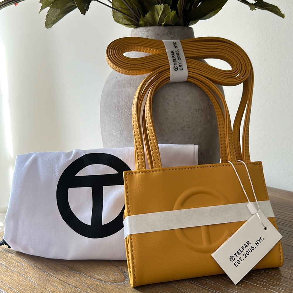 NWT Telfar Small Shopping Bag - Mustard